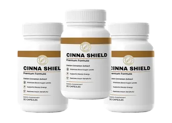 Three bottles of CinnaShield, 30 capsules each